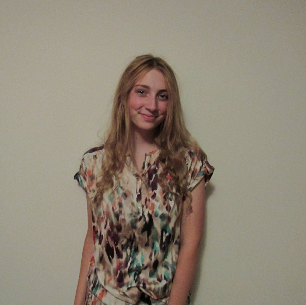 Colorful Patterned Women's Blouse